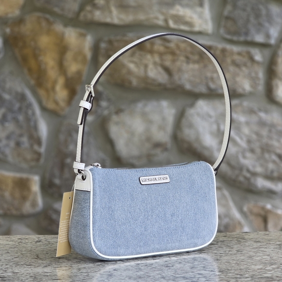 Michael Kors Medium Denim Pouchette